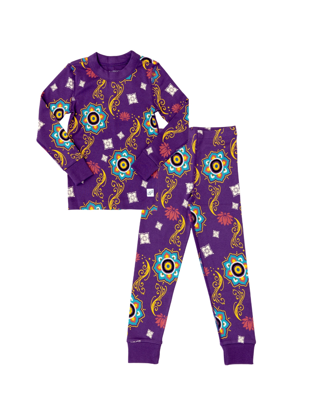 Toddler Set – Purple Rangoli