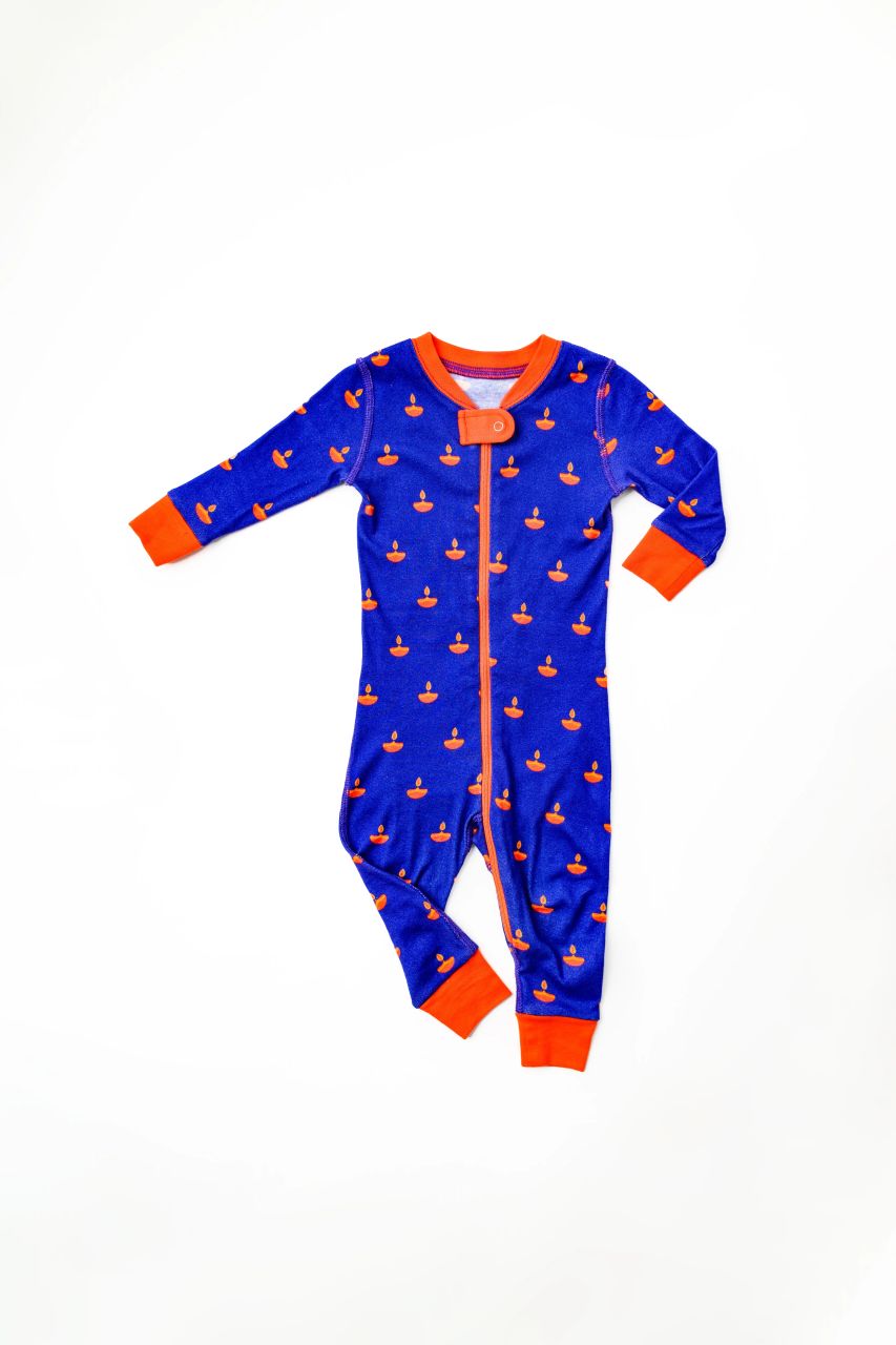 Baby organic cotton South Asian Inspired Diwali pajamas